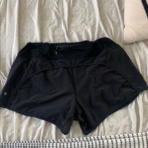 Black Lulu lemon shorts